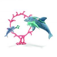 Schleich - Dolphin Mum With Babies 41463