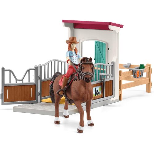 Schleich - Horse Box with Hannah & Cayenne 42710